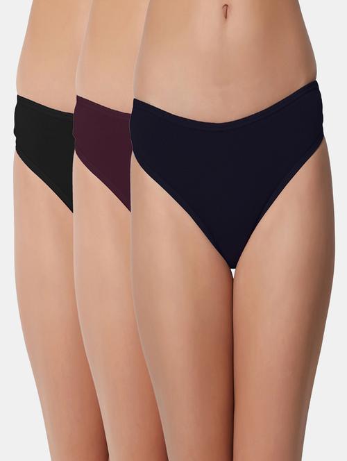 pack of 3 thong panty - 19354572 - Very Small Image - 1