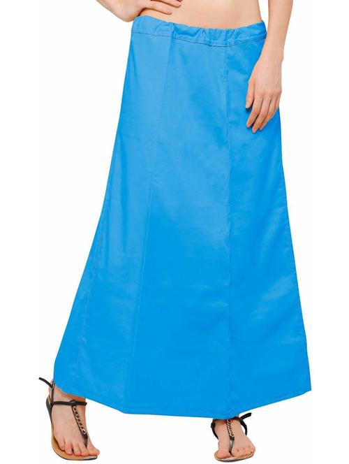 blue solid a-line petticoat - 19355089 - Very Small Image - 1