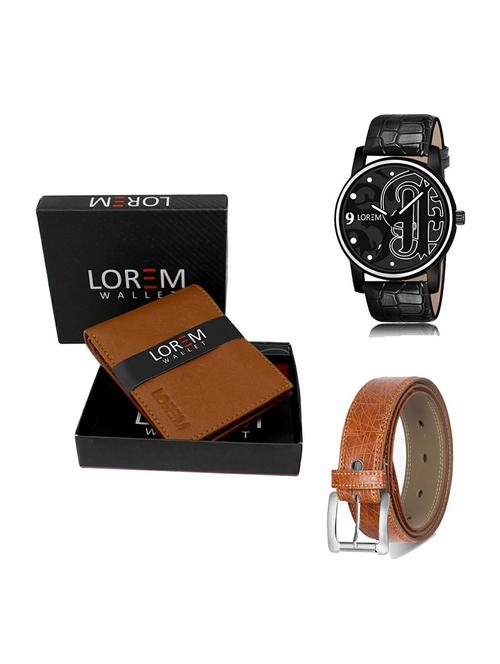 belt, wallet & watch gift combo - 19358393 - Very Small Image - 1