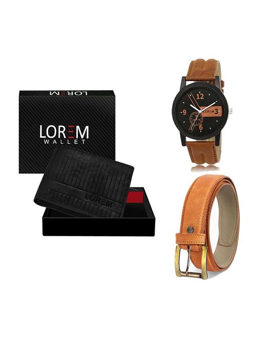 belt, wallet & watch gift combo - 19358704 - Very Small Image - 1