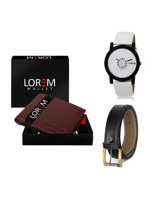 belt, wallet & watch gift combo - 19374330 - Very Small Image - 1