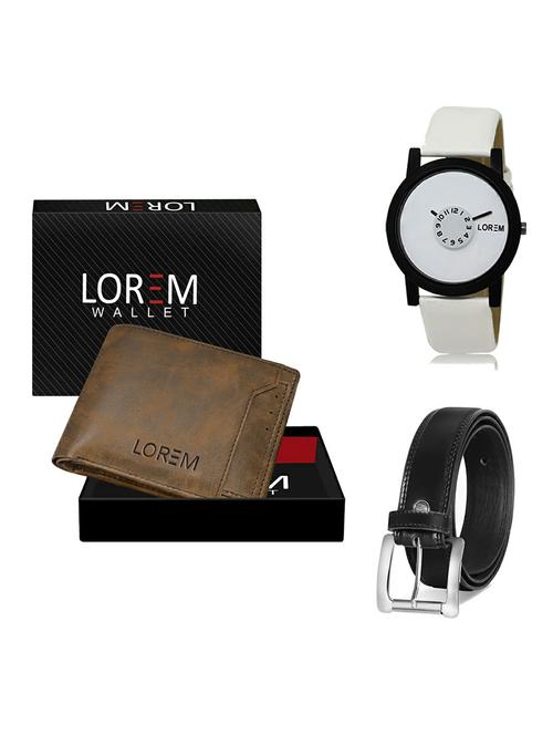 belt, wallet & watch gift combo - 19377490 - Very Small Image - 1