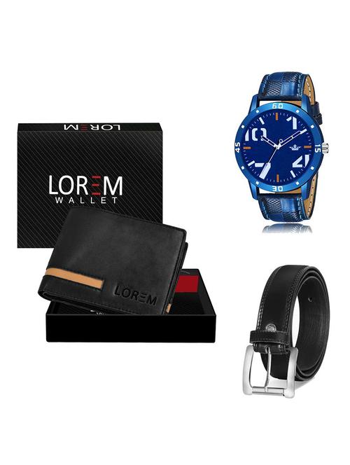 belt, wallet & watch gift combo - 19378363 - Very Small Image - 1