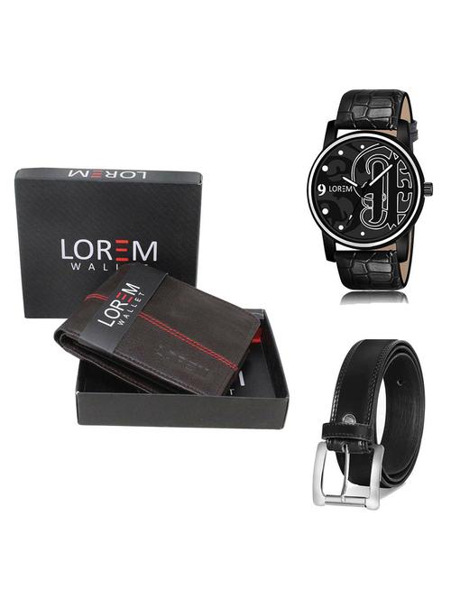 belt, wallet & watch gift combo - 19378823 - Very Small Image - 1