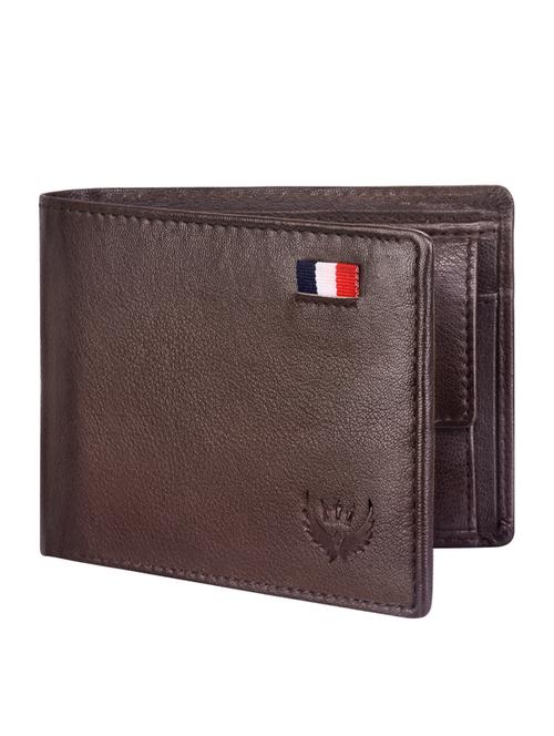 brown grain leather wallet - 19388653 - Very Small Image - 1