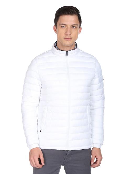 quilted solid casual jacket - 19389222 - Very Small Image - 1