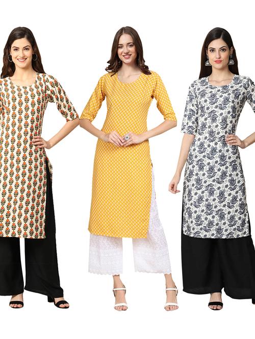 pack of 3 straight kurta - 19399398 - Very Small Image - 1