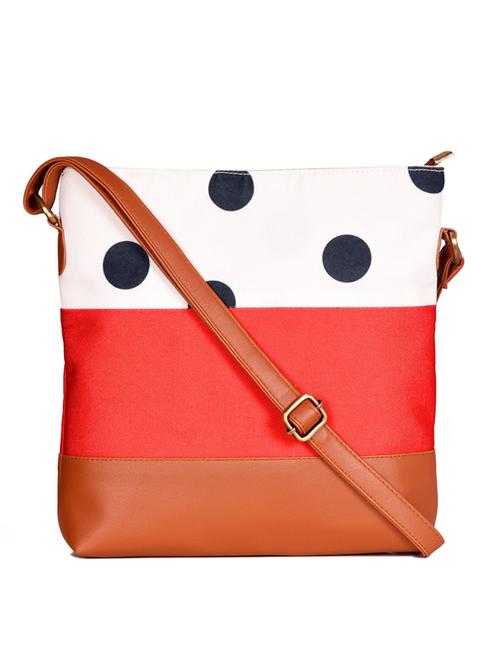 Multi Colored Canvas Sling Bag - 19404426 - Very Small Image - 1
