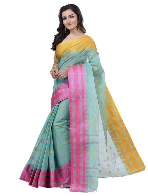 women's self design light blue colored saree - 19404831 - Very Small Image - 1