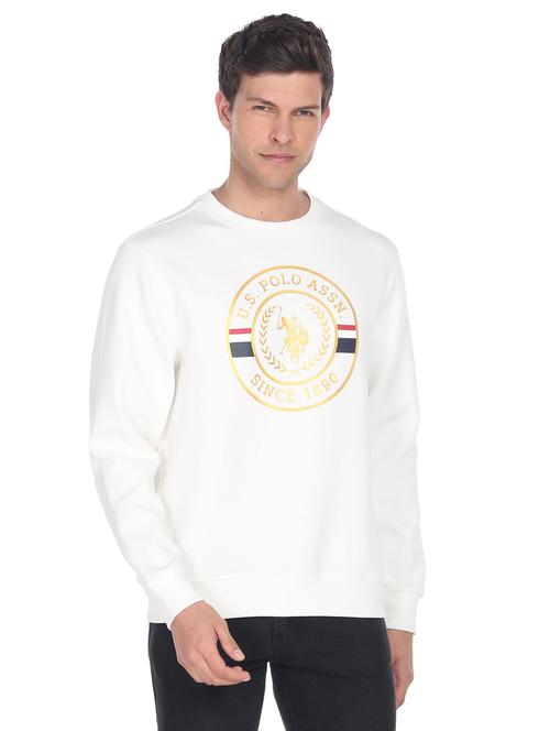 round neck front print tshirt  - 19405590 - Very Small Image - 1