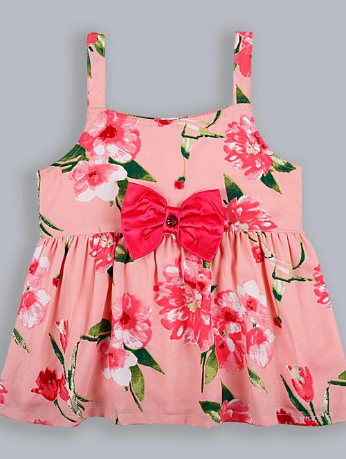 girls square neck sleeveless frock - 19406827 - Very Small Image - 1