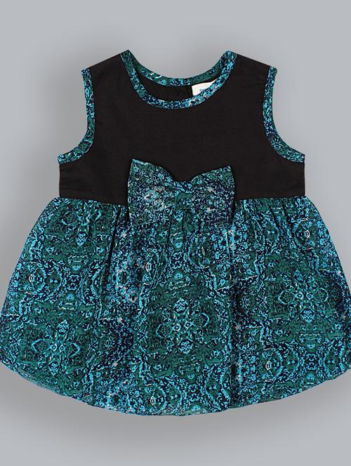 girls round neck sleeveless frock - 19406831 - Very Small Image - 1