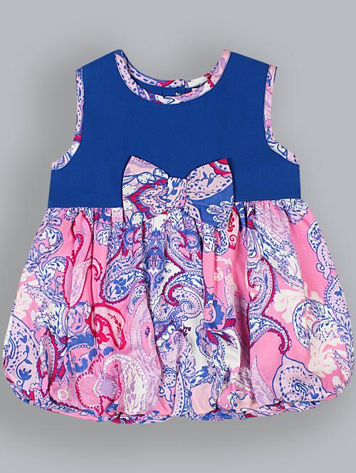 girls round neck sleeveless frock - 19406837 - Very Small Image - 1