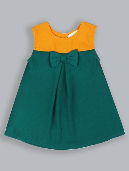 girls round neck sleeveless frock - 19406841 - Very Small Image - 1