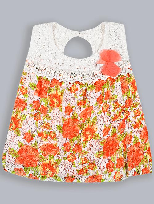 girls round neck sleeveless frock - 19406885 - Very Small Image - 1
