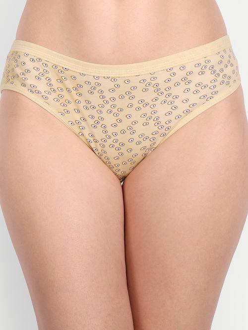 beige printed hipster panty - 19408844 - Very Small Image - 1