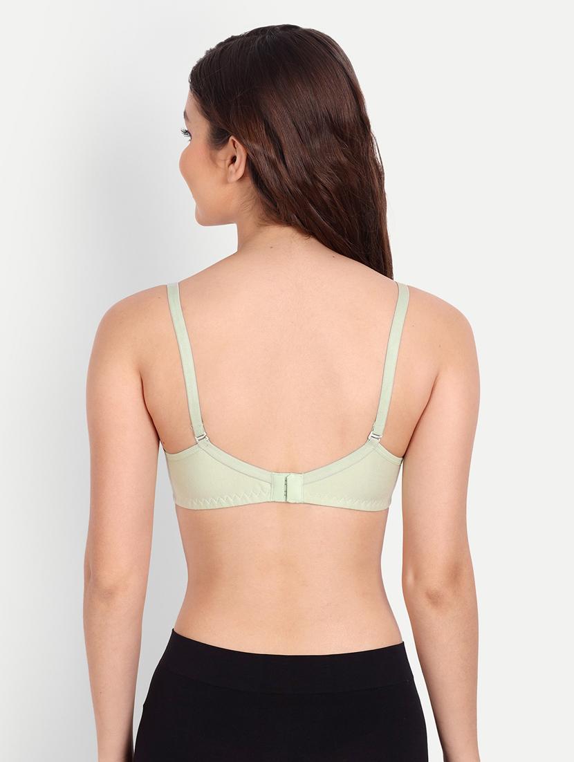 green cotton tshirt bra - 19408855 - Zoom Image - 2