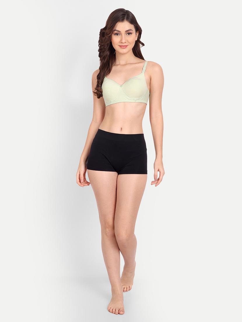 green cotton tshirt bra - 19408855 - Zoom Image - 3