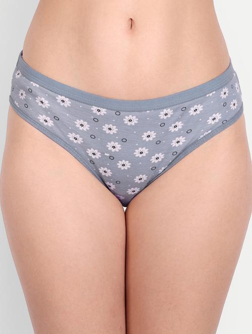 grey printed regular panty - 19408885 - Very Small Image - 1