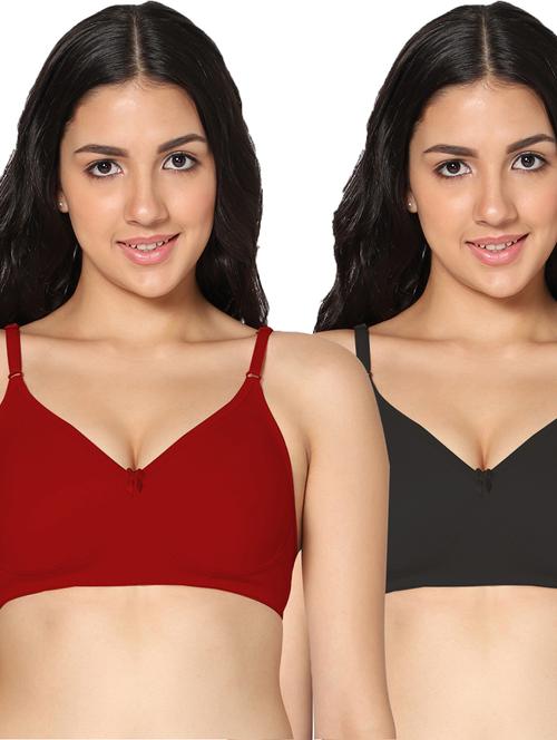 pack of 2 solid t-shirt bra - 19409561 - Very Small Image - 1