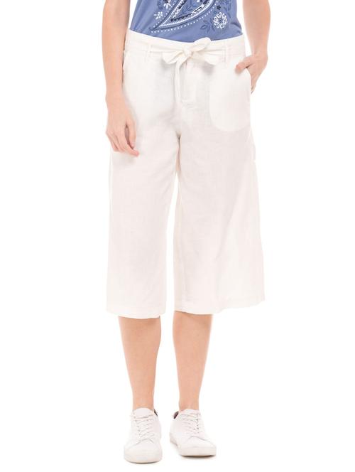 white solid palazzo - 19411093 - Very Small Image - 1