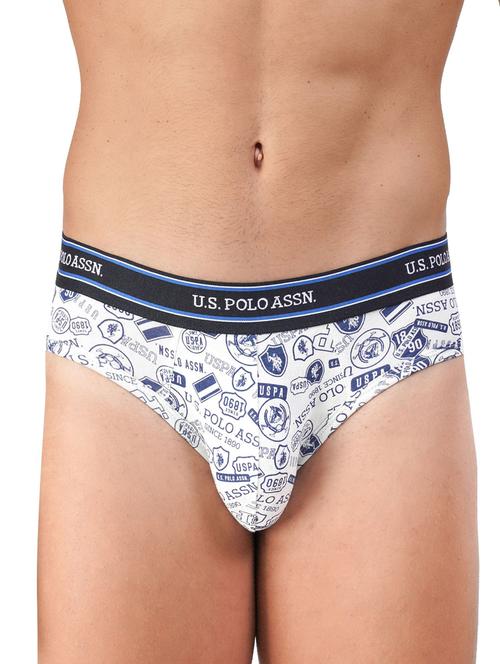 white cotton hipster brief - 19411136 - Very Small Image - 1