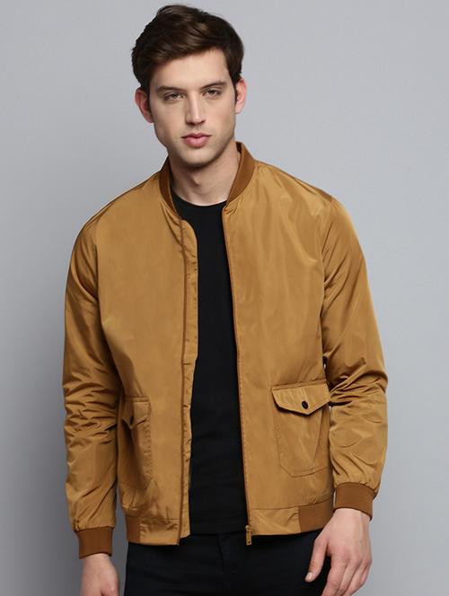 solids nylon casual jacket - 19415020 - Very Small Image - 1
