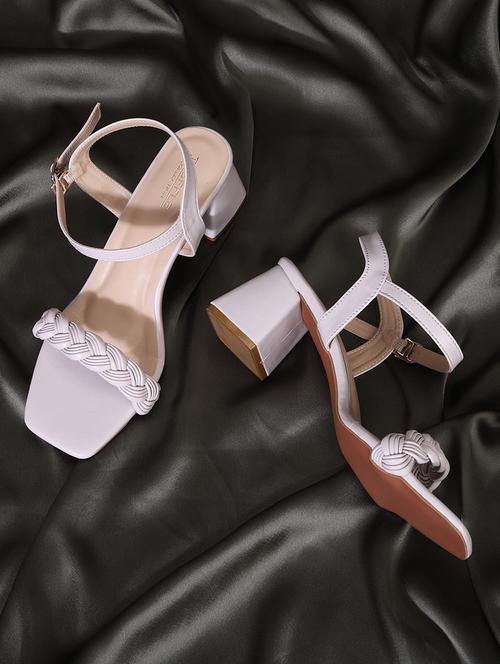 purple pu ankle strap sandals - 19415390 - Very Small Image - 1