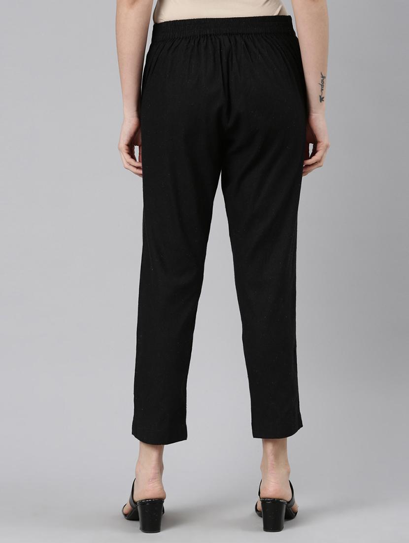 solids cotton tapered pant - 19415583 - Standard Image - 2
