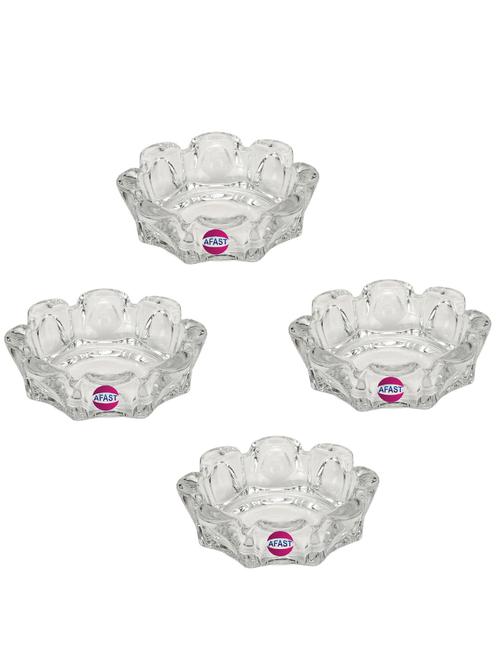 stylish transparent glass ash tray for home, bar, mini bar -a12 - 19417602 - Very Small Image - 1