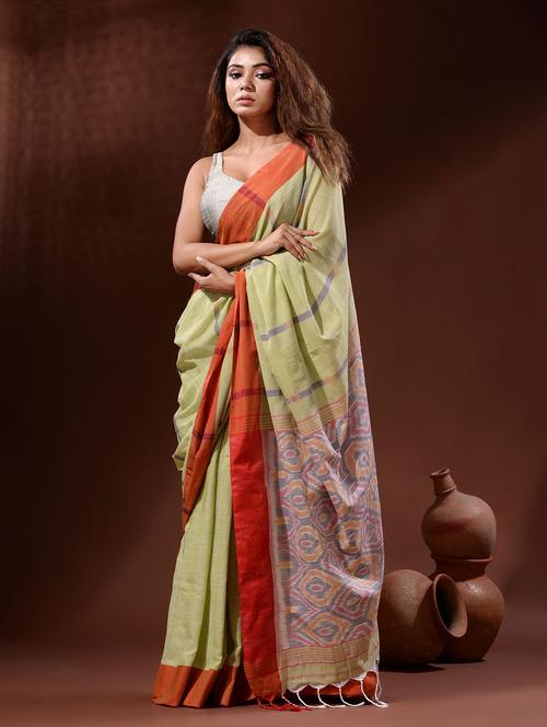 women's self design neo mint colored saree - 19418009 - Very Small Image - 1