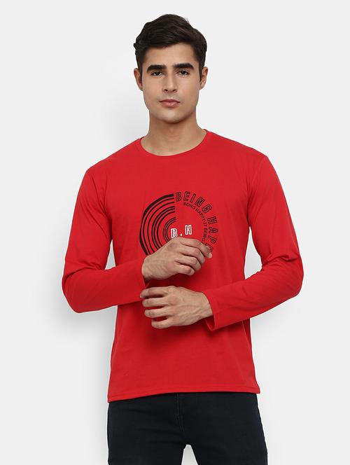men crew neck chest print t-shirt - 19418909 - Very Small Image - 1