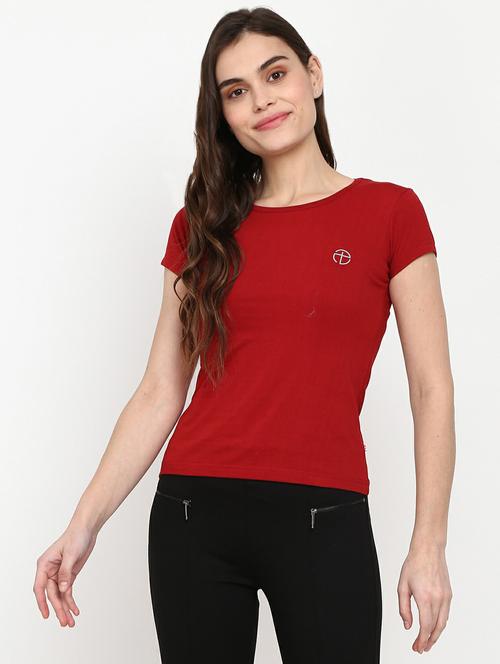 women's plain round neck t-shirt - 19420542 - Very Small Image - 1
