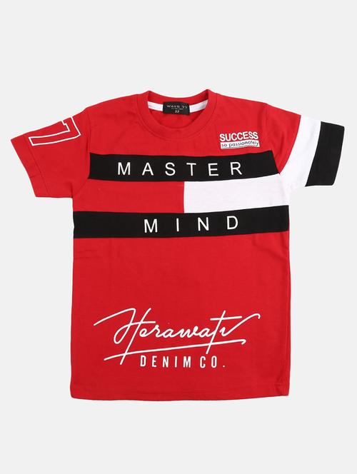 red printed t-shirt - 19422955 - Very Small Image - 1