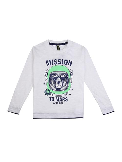 Boys Graphic Print Cotton T-shirt - 19423137 - Very Small Image - 1