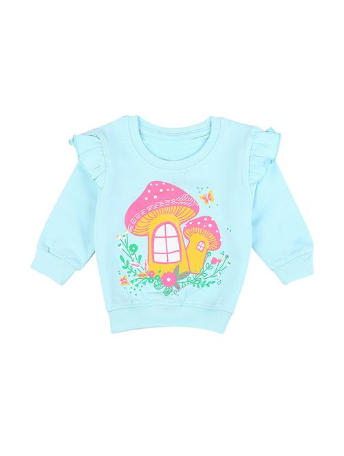 girl round neck printed t-shirt - 19423263 - Very Small Image - 1