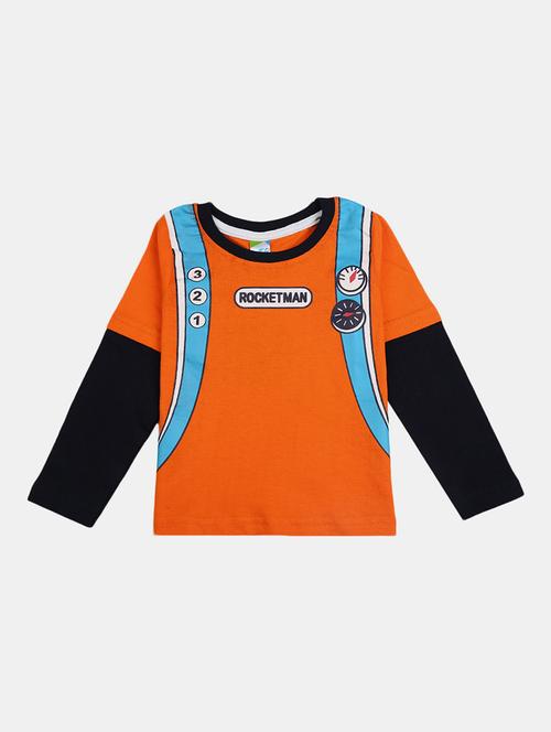 boys round neck printed t-shirt - 19423339 - Very Small Image - 1