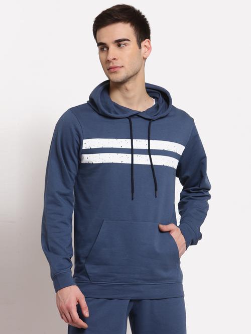 mens chest print sweatshirt - 19430400 - Very Small Image - 1