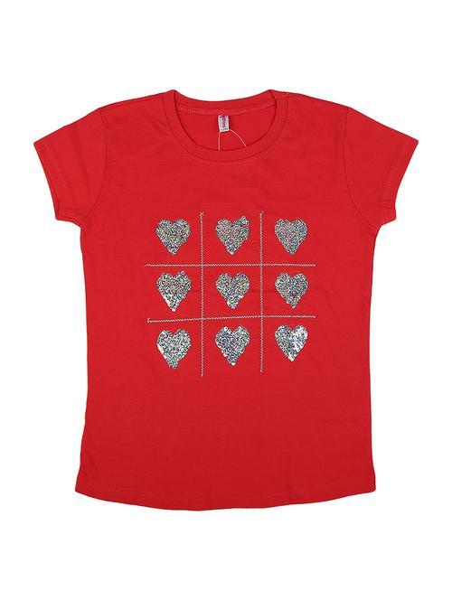 red solid regular tee - 19430488 - Very Small Image - 1