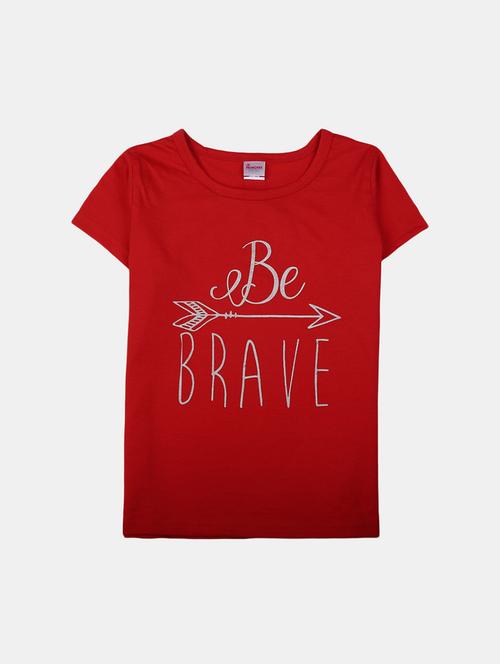 girls round neck printed regular tee - 19430883 - Very Small Image - 1