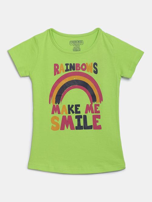 girls printed regular tee - 19430893 - Very Small Image - 1
