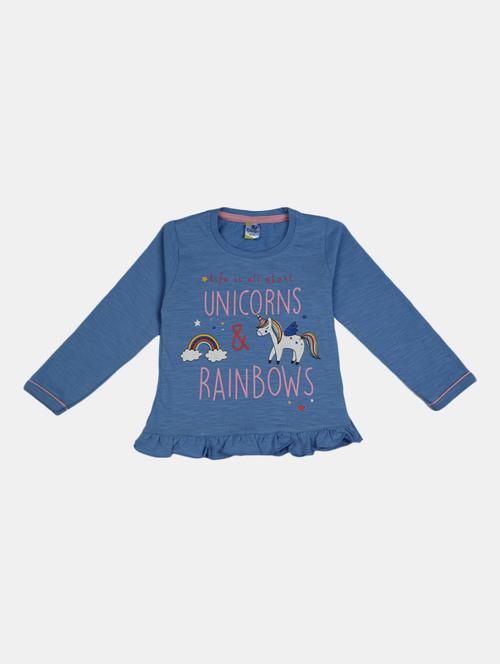 girls printed regular tee - 19430944 - Very Small Image - 1