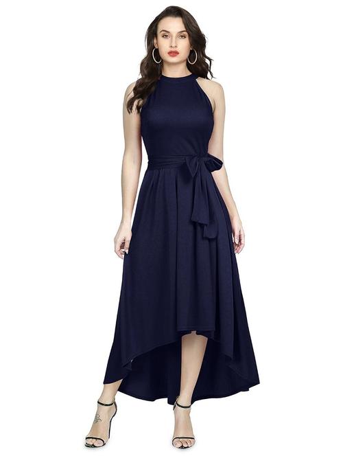 solids rayon fit & flare dress - 19431055 - Very Small Image - 1
