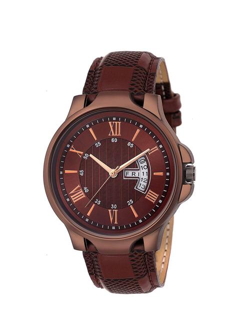  brown leather watch - 19431444 - Very Small Image - 1