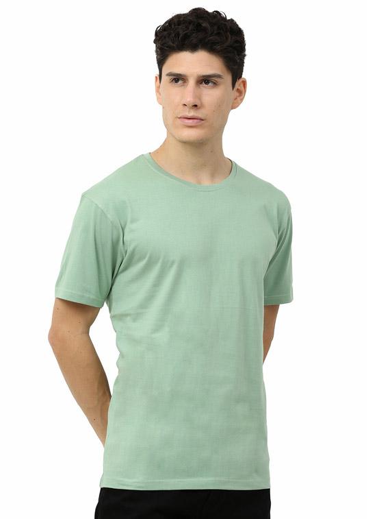 men round neck back print t-shirt - 19433362 - Standard Image - 1