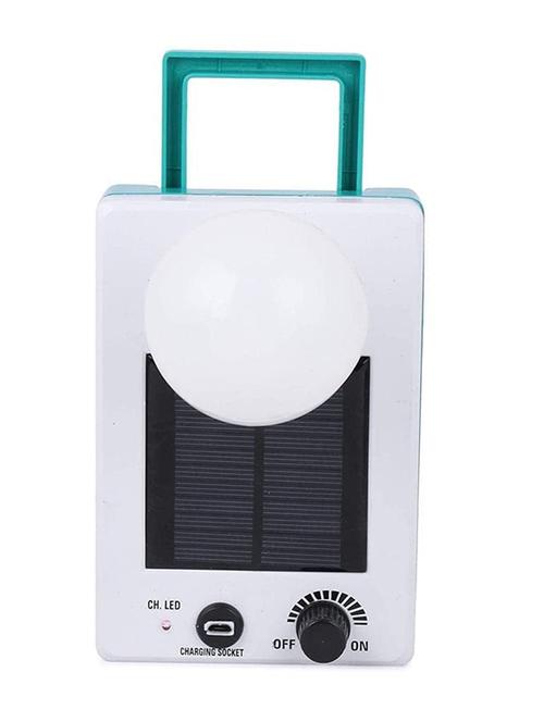 rsct rechargeable with solar panel 12 watt bright white light led bulb and electric charging for emergency - 19435043 - Very Small Image - 1