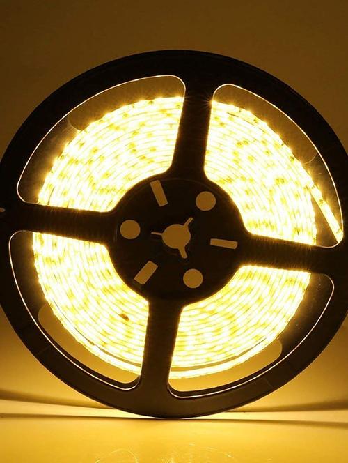 rsct 4 meter 2835 led non waterproof led strip fall ceiling light for diwali with adaptor/driver 60 led/meter ( warm white) - 19435271 - Very Small Image - 1