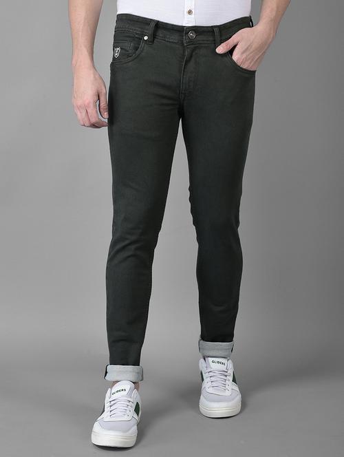 green denim washed jeans - 19435842 - Very Small Image - 1