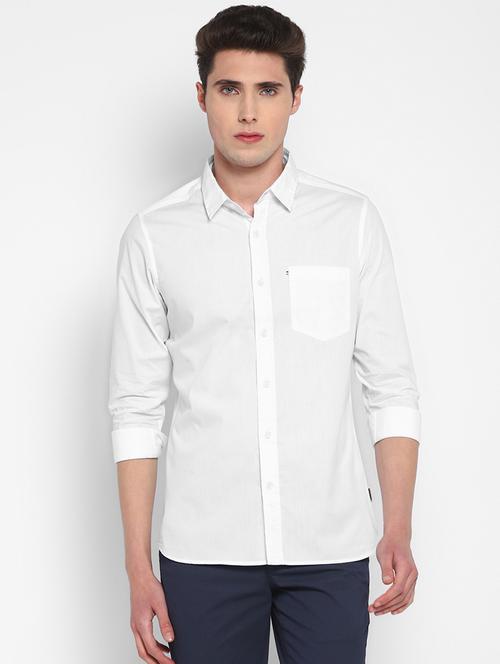 mens solid casual shirt - 19435948 - Very Small Image - 1