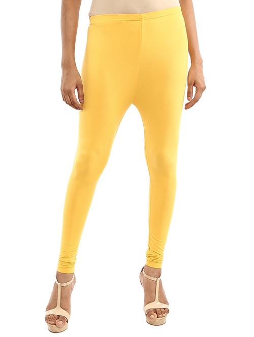 yellow solid full length legging - 19436139 - Very Small Image - 1